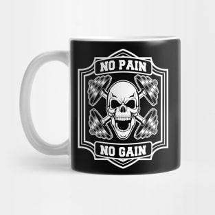 skull gym Mug